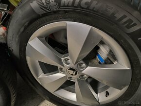 ALU kola Škoda Kodiaq 5x112 r17 Originál,NOVÉ 100% Michelin - 2