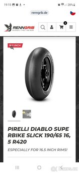 PIRELLI  190/65 r420 - 2