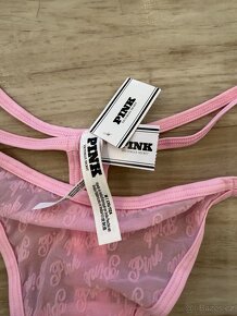 Tanga v ruzove Victoria Secret M - 2