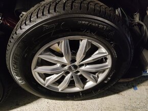 Alu kola Audi Tiguan 5x112 r17 Originál,ZIMNÍ pneu6mm 235/65 - 2