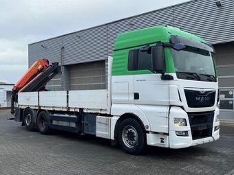 MAN TGX 26.480-6x2–Valník+HR-Palfinger PK 24001 KC–EURO 6 - 2