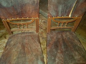 200 let staré židle 4ks - 2
