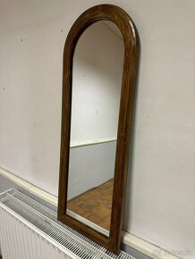 Zrcadlo rustikální, dubový rám - 2