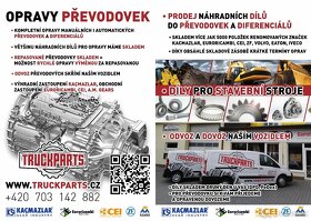 Opravy převodovek, diferenciálů a retarderu Brno - 2