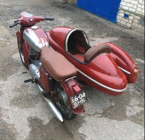 Jawa 350 se sidecar s Tp - 2