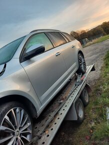 nd ze škoda octavia 3, 2.0.TDI 110kW, stříbrná,modrá - 2