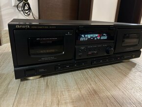 Aiwa AD-WX727 stereo double cassette deck - 2