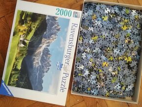 Ravensburger Puzzle - italské Dolomity - 2000 dílků - 2
