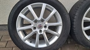 Prodám original letní alukola Seat altea 5x112 r16 205 55 16 - 2