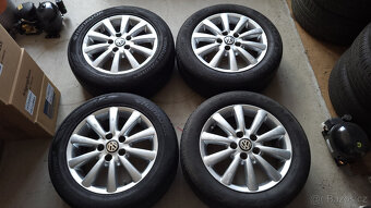 Orig. letní ALU kola 16" 5x112 ET59 VW Sharan - 2