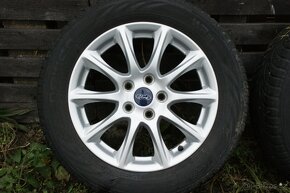 R16 alu kol original Ford a zimni pneu 215/55/16 - 2