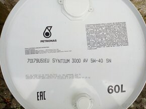 motorový olej - Petronas Syntium 3000 AV 5W-40 - 2