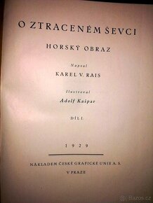 O ZTRACENÉM ŠEVCI - Karel V. Rais (1929) - 2