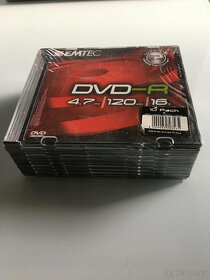 DVD-R EMTEC 4,7GB 16x 10ks slim pack - 2