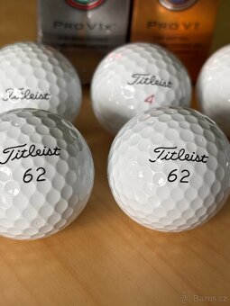 Titleist golfové míčky 3ks PRO V1 a 3ks PRO V1x | Nové - 2