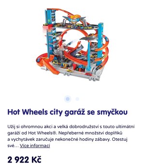 Hot Wheels city garáž se smyčkou - 2