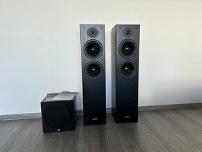 Yamaha 2.1 reproduktor set - ve stavu nove - 2