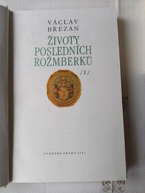 Knihy Životy posledních Rožmberků autor Václav Březan - 2