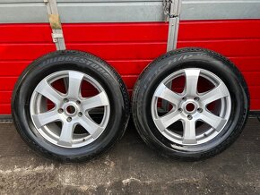 ALU kola 18" 8J ET55 + letní pneu Bridgestone 255/60/R18 - 2