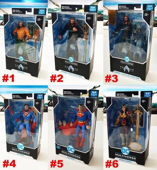 McFarlane DC Multiverse Aquaman, Superman, Wonderwoman - 2