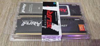 Prodám RAM Kingston 32GB KIT DDR5 5200MHz – Záruka Alza.cz - 2