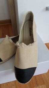 Béžové espadrilky Balada vel. 38, Top stav - 2