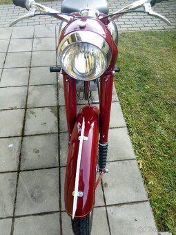 Jawa Pérák 350 (1953) s doklady - 2