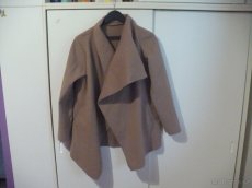 Podzimní dámský kabátek hnědý - 2