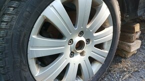 ALU kola 17 5x112 s pneu 205/50 R17 M+S celoroční - 2