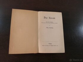 Kniha Der Koran - 1901 - Německy - 612 stran - 2