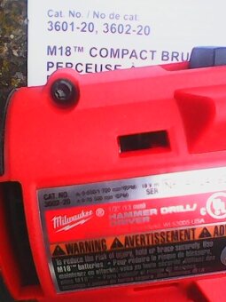 Milwaukee M18 BLPDRC-0 Vrtačka s priklepem 60,5Nm - 2