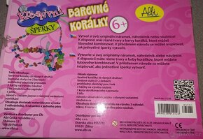 NOVÁ KREATIVNÍ SADA BAREVNÉ KORÁLKY -ŠPERKY - ALBI - 2