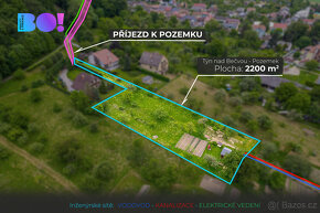 Prodej stavebního pozemku, 2207 m², Týn nad Bečvou - 2