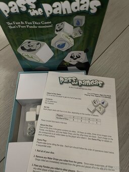 Pass the pandas - kostková hra - 2