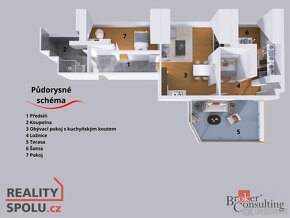 Prodej, byty/3+kk, 92.9 m2, Heydukova 1220/16, Libeň, 18000  - 2