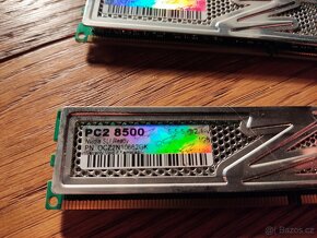 PRODÁM SADU 2 x 1GB OCZ DDR2-1066 CL5 - 2