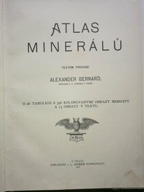 Prodej, Atlas minerálů, prof. Alexander Bernard 1907 - 2