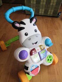 FISHER PRICE INTERAKTIVNÍ CHODÍTKO TLAČIT ZEBRA - 2