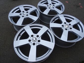 Alu disky na Škoda 17", 5x112, ET 48, šířka 7J - 2