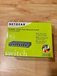 NETGEAR ProSafe 8 Port Ethernet Switch 10/100 Mbps, model FS - 2