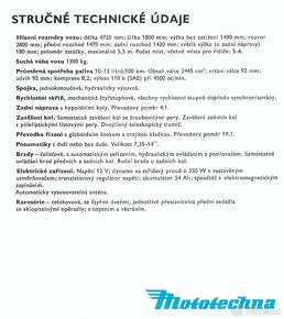 prospekt Volha GAZ 24, Mototechna 1972 - 2