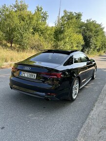 Audi A5 Coupe 45TSFI, S line, 48000km, 4x4, 2019, nová stk - 2