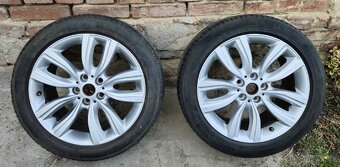 Alu kola 5x112 R18 letni pneu - 2