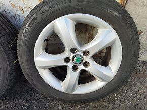 15"letní alu sada Antares 5x100 origo Škoda Fabia 2 Roomster - 2