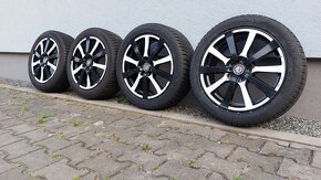 Alu kola 5x112 r17 zimní pneu vw ,škoda audi Seat - 2