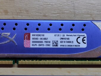 DDR3 1600MHz 2x8GB - 2