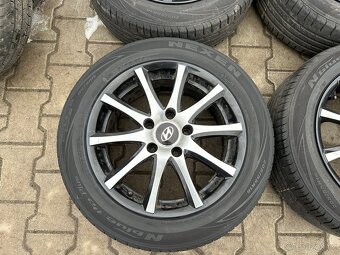 4x al kola 5x114.3 16 + pneu letní 205/55 R16 - 2