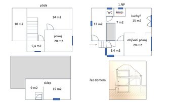 Prodej rodinného domu 116 m², pozemek 285 m² - 2