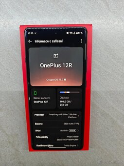 Nový telefon OnePlus 12 R, 16/256GB - 2