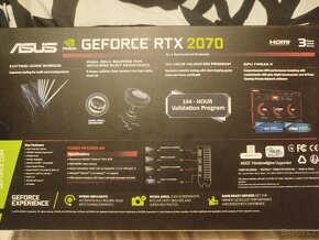 Grafická karta GPU ASUS GeForce RTX 2070 8GB TURBO - 2